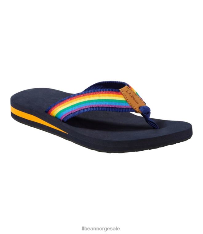 kvinner originale maine isle flip-flops 24VDH960 L.L.Bean fottøy glør/lemonade