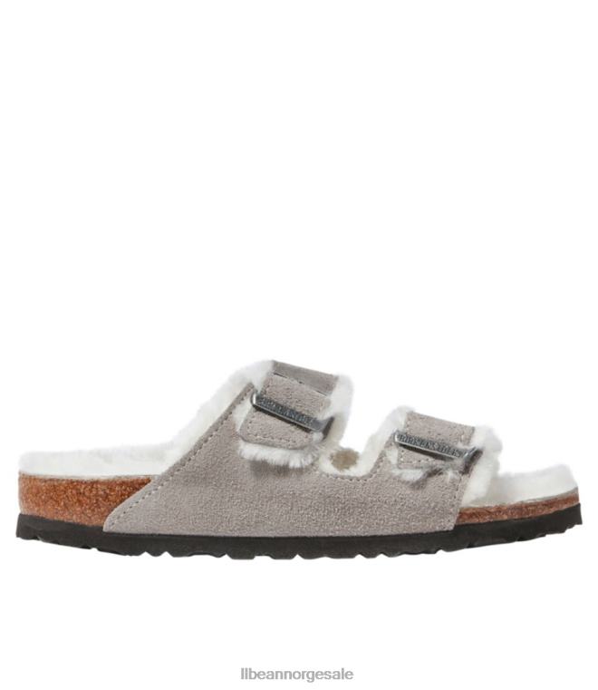 kvinner birkenstock arizona sandaler 24VDH1205 L.L.Bean fottøy steinmynt/naturlig
