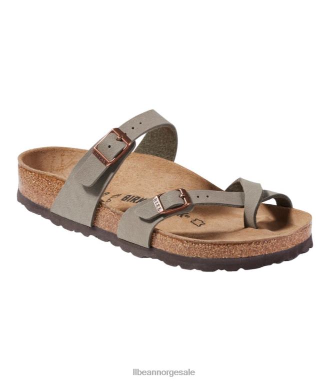 kvinner birkenstock mayari birkibuc sandaler 24VDH1086 L.L.Bean fottøy stein