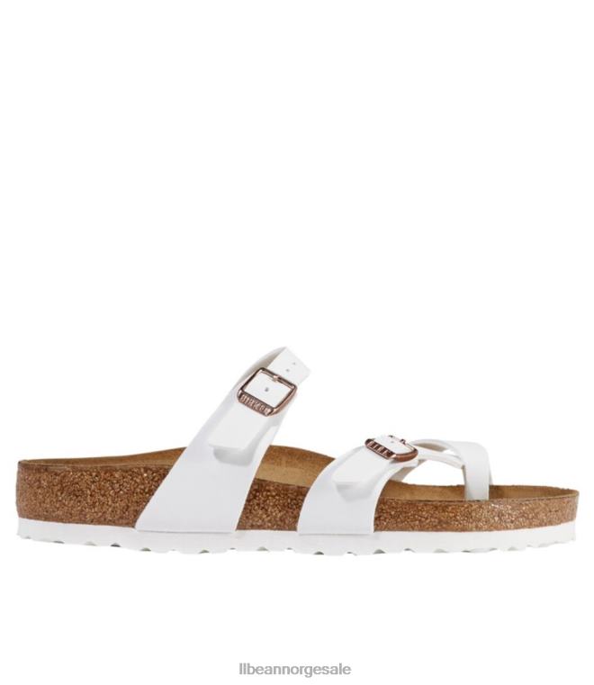 kvinner birkenstock mayari birko-flor sandaler 24VDH1203 L.L.Bean fottøy hvit