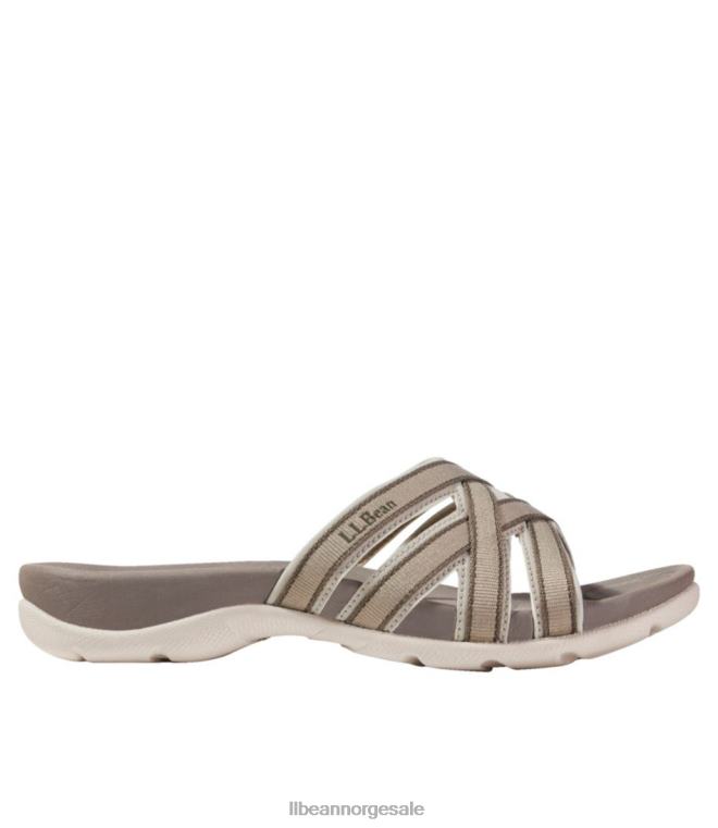 kvinner boothbay glidesandaler 24VDH5184 L.L.Bean fottøy mørk sement