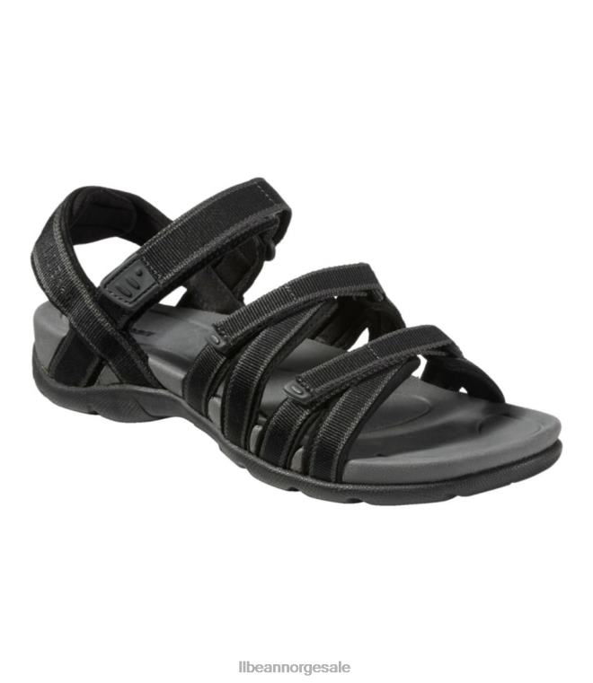 kvinner boothbay sandaler 24VDH997 L.L.Bean fottøy mørk sement