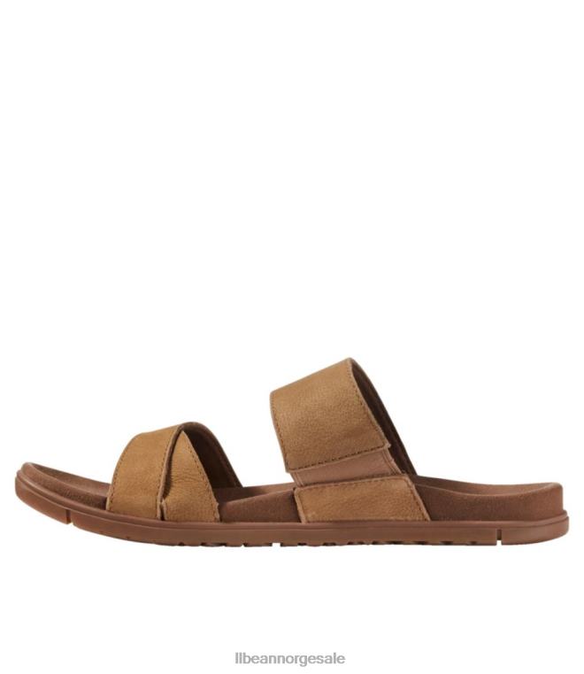 kvinner gå hvor som helst reimsandaler 24VDH993 L.L.Bean fottøy honning brun