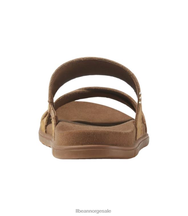 kvinner gå hvor som helst reimsandaler 24VDH993 L.L.Bean fottøy honning brun