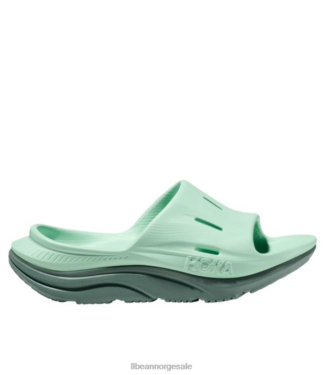 kvinner hoka ora recovery slides 3 24VDH1019 L.L.Bean fottøy tåkegrønn/espalier