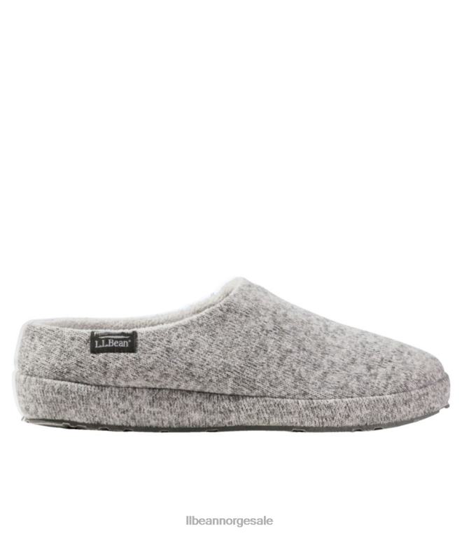 kvinner genser fleece tøffel slitasje 24VDH967 L.L.Bean fottøy grå lyng