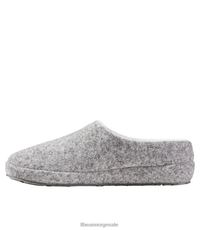kvinner genser fleece tøffel slitasje 24VDH967 L.L.Bean fottøy grå lyng