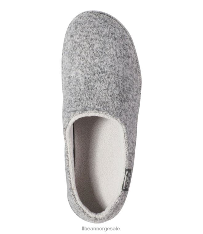 kvinner genser fleece tøffel slitasje 24VDH967 L.L.Bean fottøy grå lyng