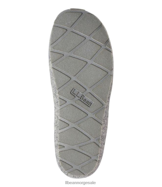 kvinner genser fleece tøffel slitasje 24VDH967 L.L.Bean fottøy grå lyng