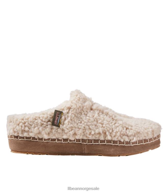 kvinner koselige tøffelsklier 24VDH5180 L.L.Bean fottøy naturlig/lys marine