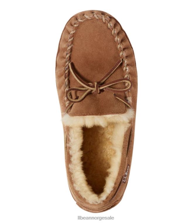 kvinner ond gode leirmokkasiner 24VDH998 L.L.Bean fottøy brun