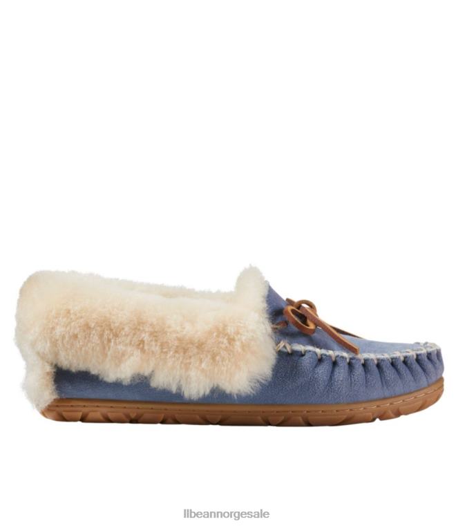 kvinner ond gode mokkasiner 24VDH3727 L.L.Bean fottøy kullblå