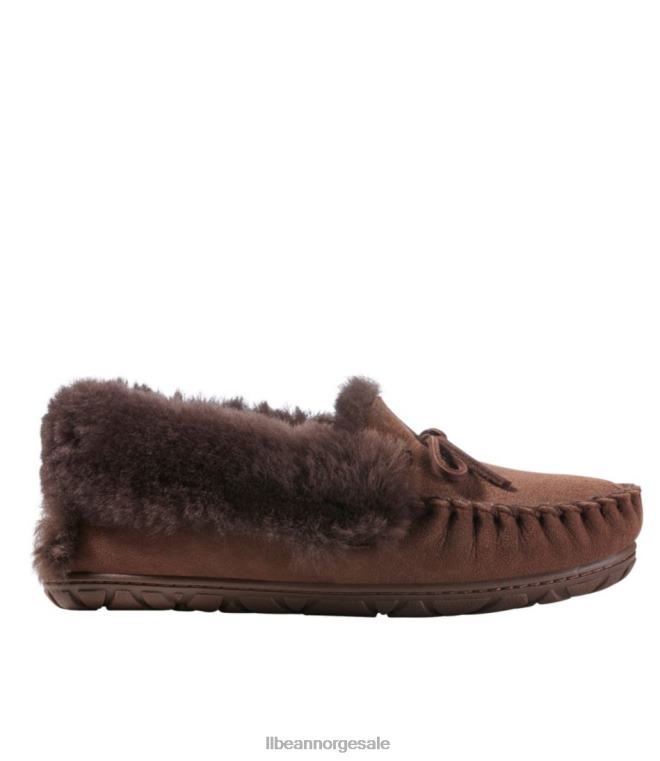 kvinner ond gode mokkasiner 24VDH7308 L.L.Bean fottøy sjokoladebrun