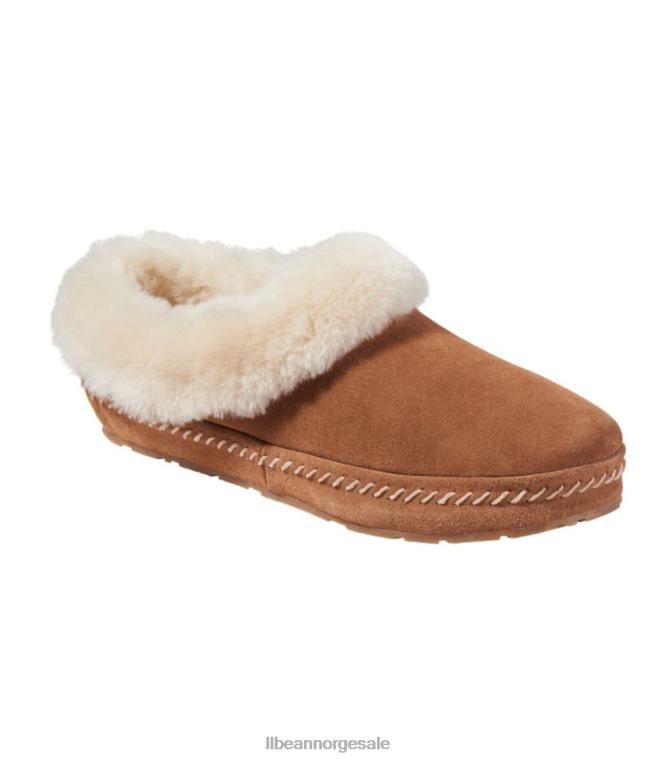 kvinner ond gode tøfler 24VDH5152 L.L.Bean fottøy dyp oliven/lys sitrus