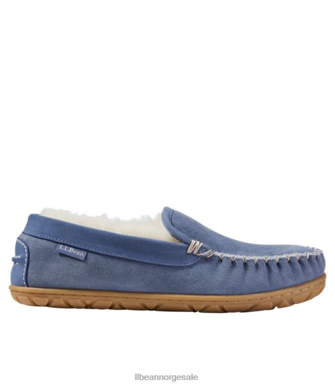 kvinner ond gode tøfler 24VDH962 L.L.Bean fottøy kullblå