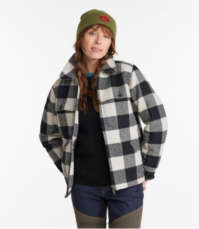 kvinner maine guide glidelås foran jac-skjorte med primaloft 24VDH4160 L.L.Bean utendørs utstyr kullbøffel