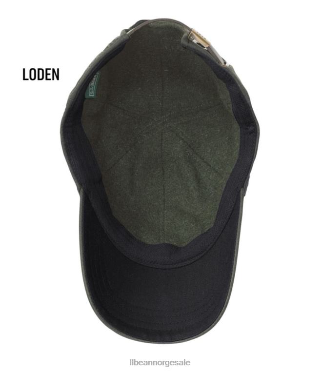 kvinner ullfôret fuglelue i vokset bomull 24VDH3540 L.L.Bean utendørs utstyr kaki
