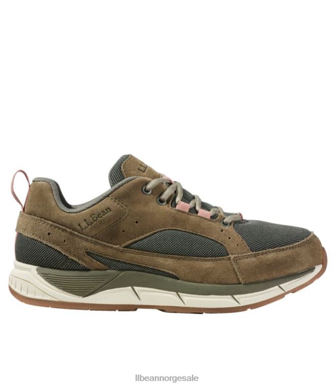 kvinner komfort fitness spasersko 24VDH3731 L.L.Bean fottøy torvmose/mørk loden