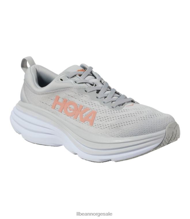 kvinner hoka bondi 8 løpesko 24VDH1184 L.L.Bean fottøy havnetåke/månestein