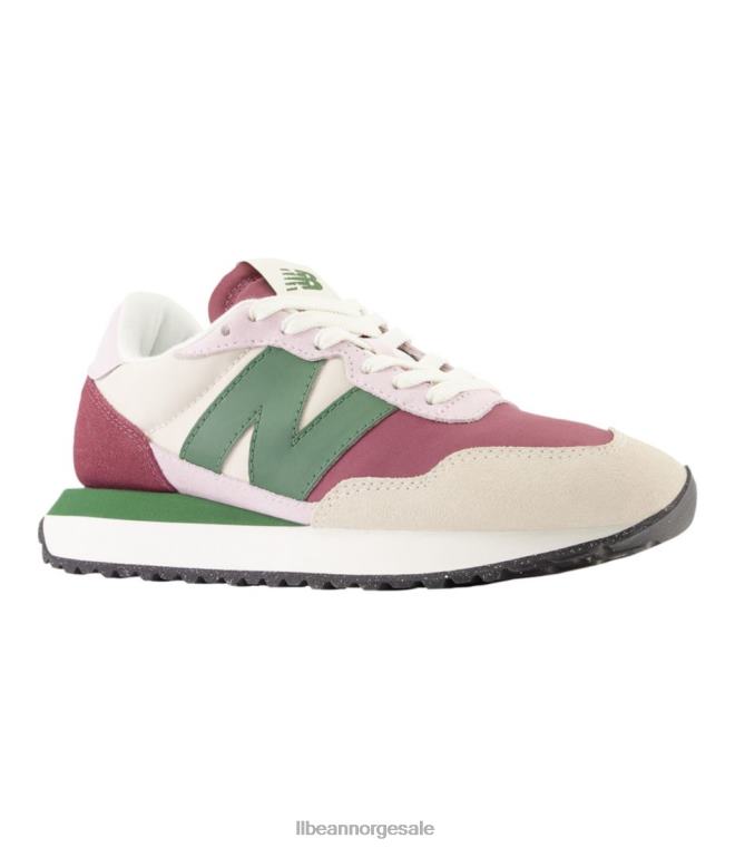 kvinner new balance 237 løpesko 24VDH3779 L.L.Bean fottøy havsalt/mais/hvit