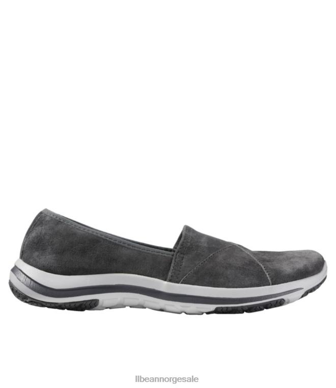 kvinner back cove stretch slip-ons 24VDH6090 L.L.Bean fottøy mørkegrå