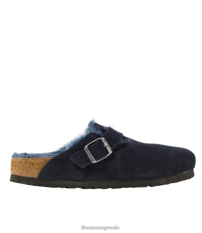 kvinner birkenstock boston tresko 24VDH1214 L.L.Bean fottøy midnatt