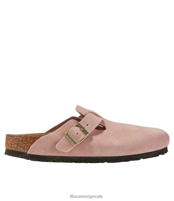 kvinner birkenstock boston tresko 24VDH3782 L.L.Bean fottøy lys rose