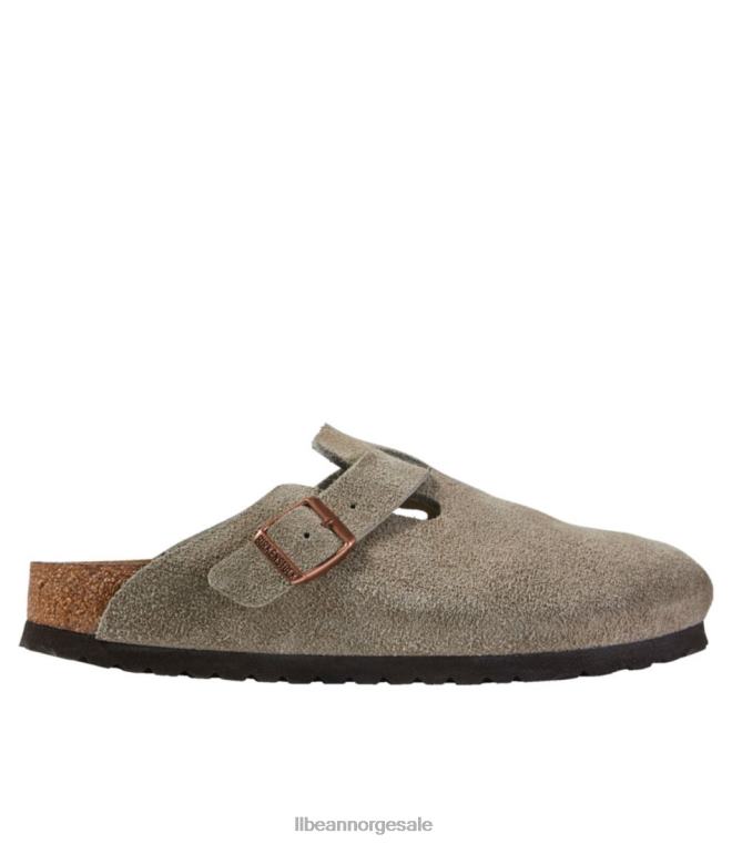 kvinner birkenstock boston tresko 24VDH5200 L.L.Bean fottøy taupe