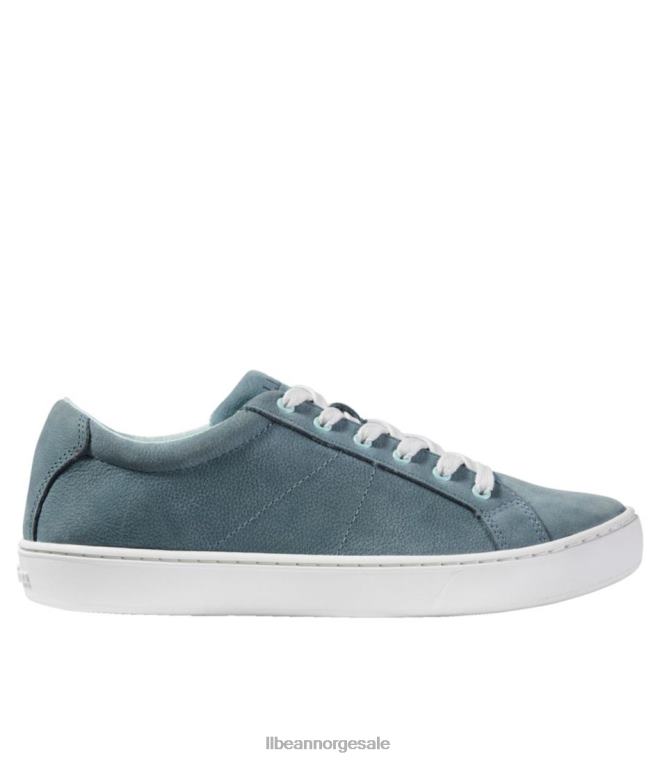 kvinner eco bay skinn oxfords 24VDH6095 L.L.Bean fottøy skifer/kjølig sjøblå