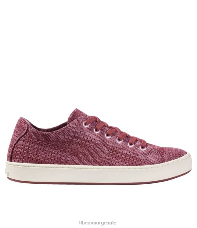 kvinner eco bay strikke joggesko 24VDH3798 L.L.Bean fottøy lilla rosa/palisander lyng