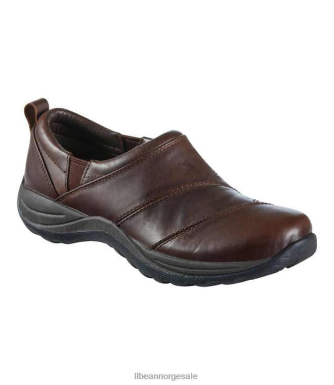 kvinner komfort mocs 24VDH3728 L.L.Bean fottøy mørkebrun
