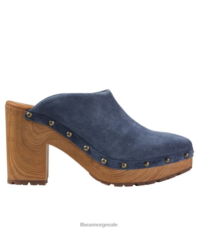 kvinner kork-lette sudbury tresko 24VDH3781 L.L.Bean fottøy mørke blå