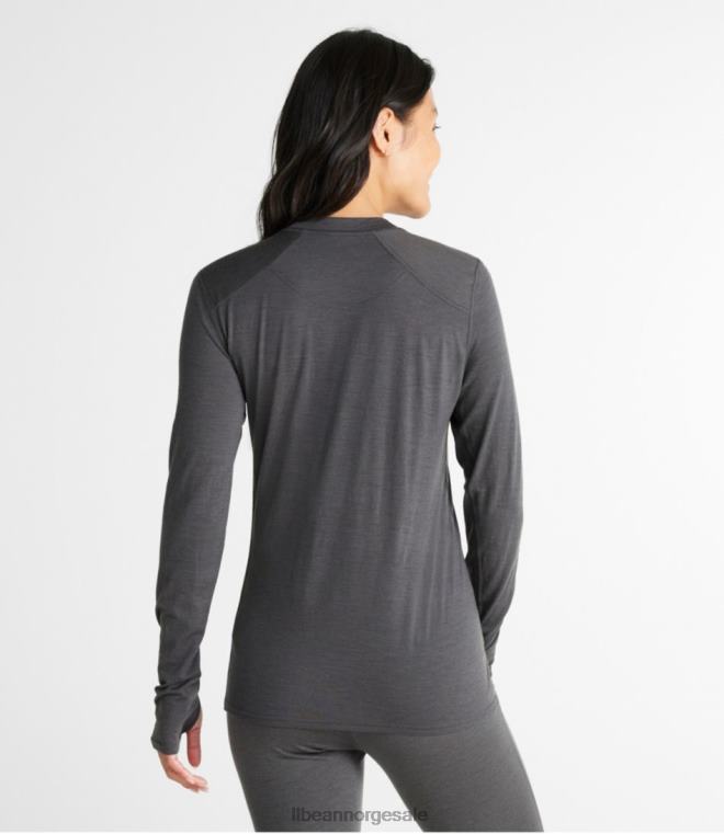 kvinner cresta ultralett 150 crew topp 24VDH3430 L.L.Bean klær lys lilla