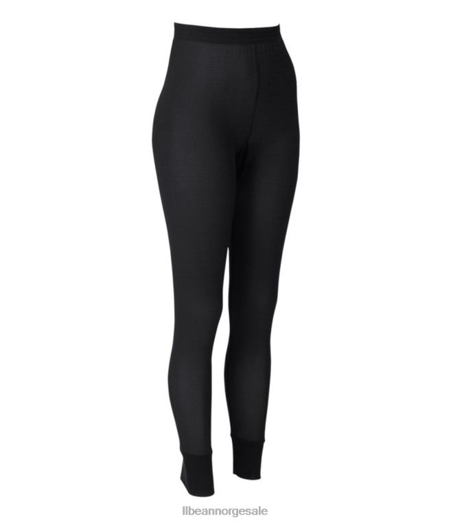kvinner silke pointelle 24VDH3364 L.L.Bean klær svart