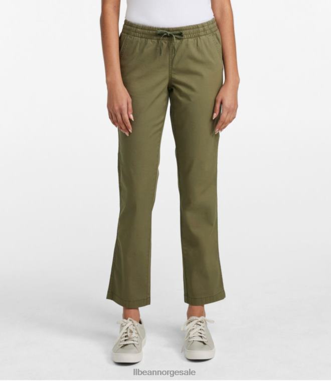 kvinner innsjøvaskede chinobukser 24VDH5981 L.L.Bean klær henna