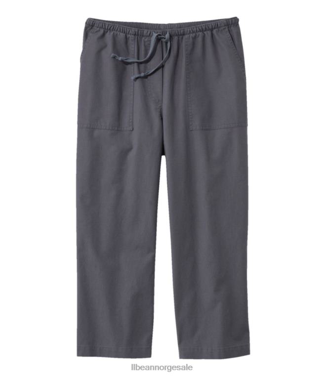 kvinner solvaskede bukser 24VDH204 L.L.Bean klær granitt