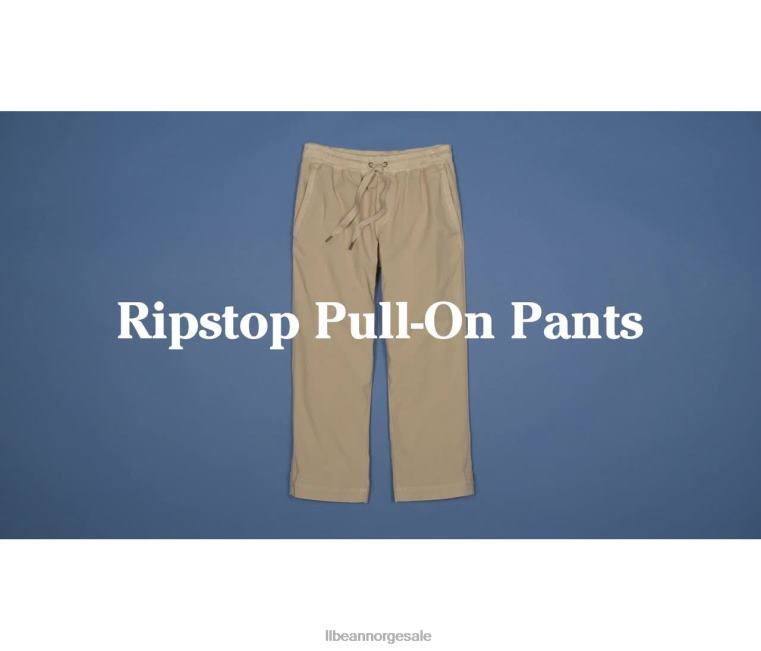 kvinner stretch ripstop pull-on capri bukser 24VDH4708 L.L.Bean klær sandbanke