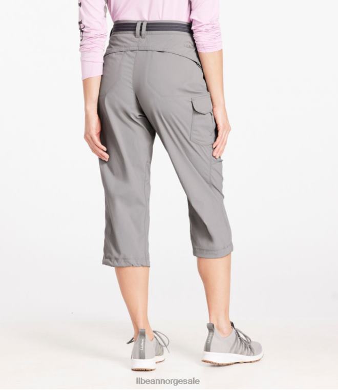 kvinner tropicwear capri bukser 24VDH3224 L.L.Bean klær frostgrå