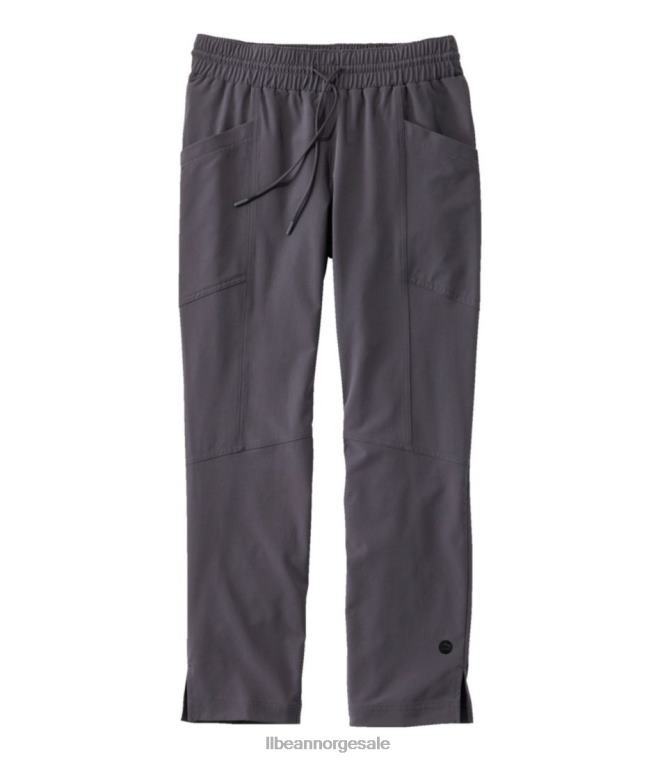 kvinner venturestretch vevde ankelbukser 24VDH3235 L.L.Bean klær granitt