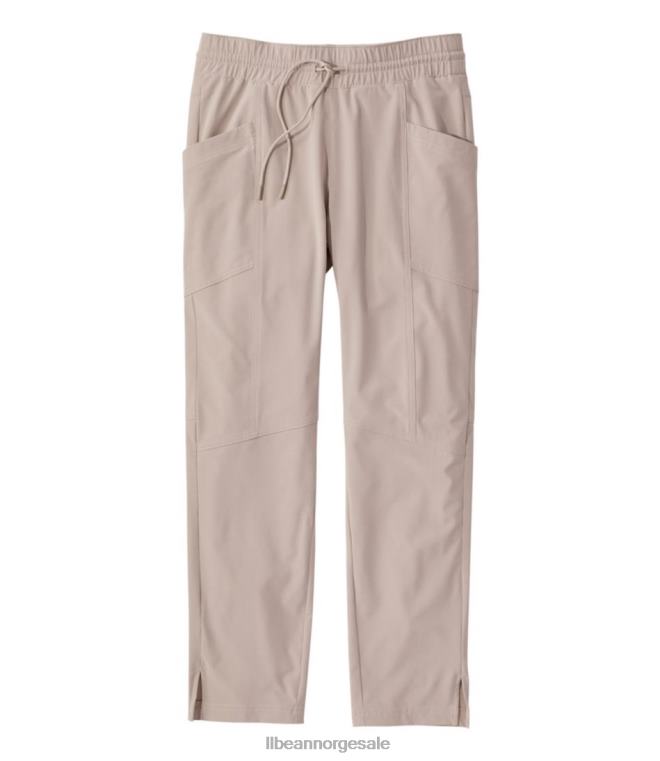 kvinner venturestretch vevde ankelbukser 24VDH4829 L.L.Bean klær strandsand