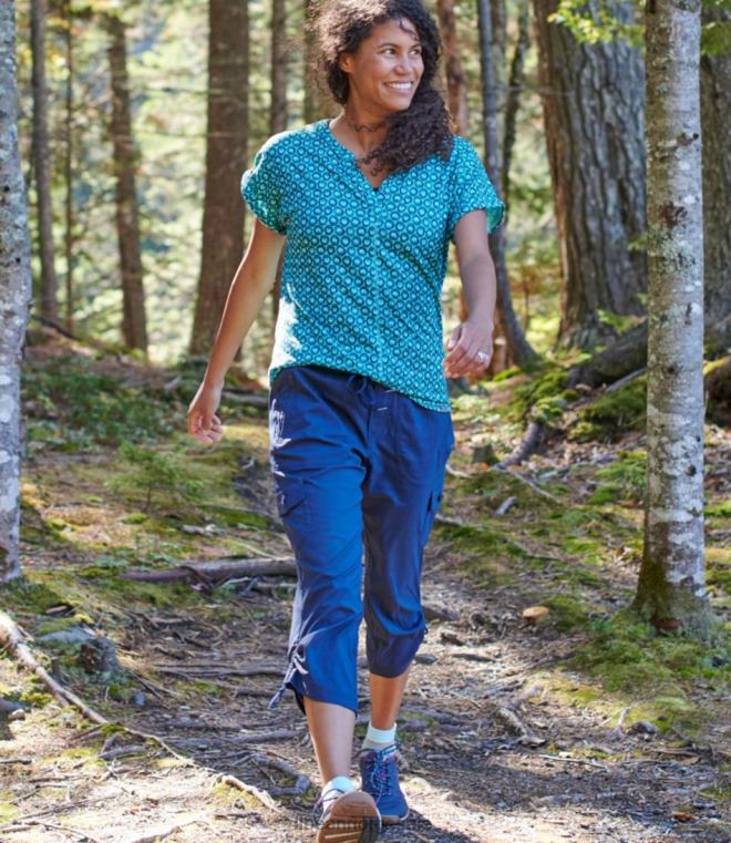kvinner vista camp bukser 24VDH2954 L.L.Bean klær myk gran