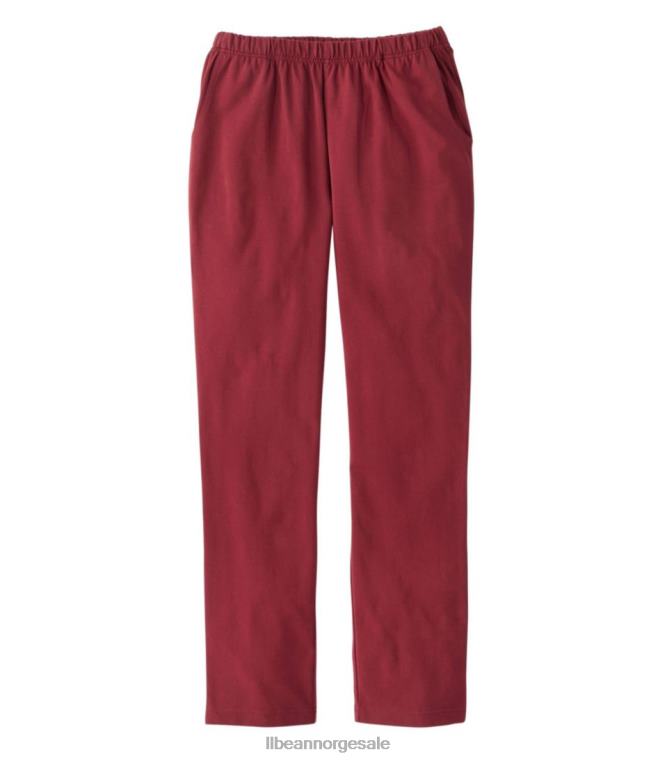 kvinner bukser med perfekt passform 24VDH6395 L.L.Bean klær dyp palisander