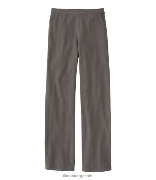 kvinner bukser med perfekt passform 24VDH6861 L.L.Bean klær mørk taupe
