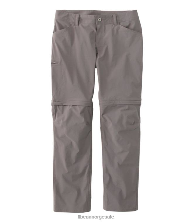 kvinner ingen fluesone zip-off bukser 24VDH372 L.L.Bean klær mørk silt
