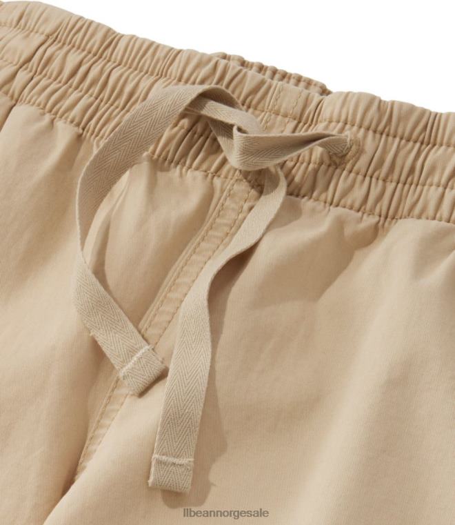 kvinner lakewashed pull-on chinos 24VDH688 L.L.Bean klær steinblokk