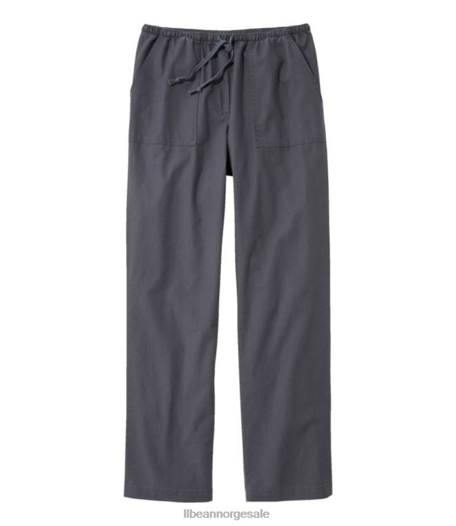 kvinner solvaskede lerretsbukser 24VDH54 L.L.Bean klær granitt
