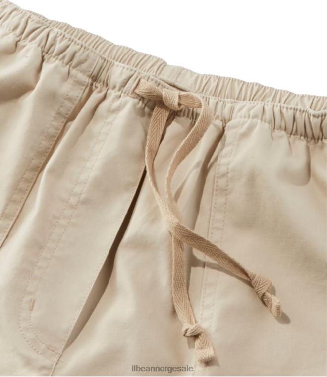 kvinner solvaskede lerretsbukser 24VDH5690 L.L.Bean klær antikk hvit