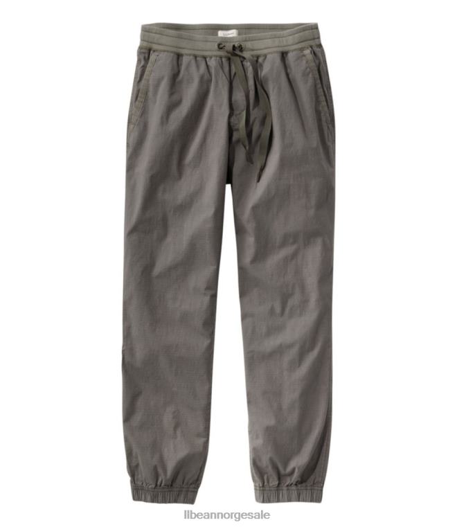 kvinner stretch ripstop pull-on bukser 24VDH281 L.L.Bean klær mørk taupe