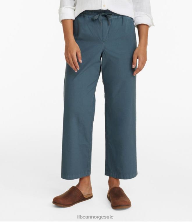 kvinner stretch ripstop pull-on bukser 24VDH294 L.L.Bean klær katahdin khaki