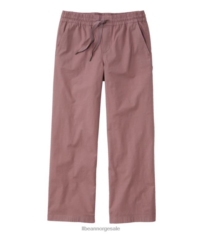 kvinner stretch ripstop pull-on bukser 24VDH3181 L.L.Bean klær røykfylt lilla
